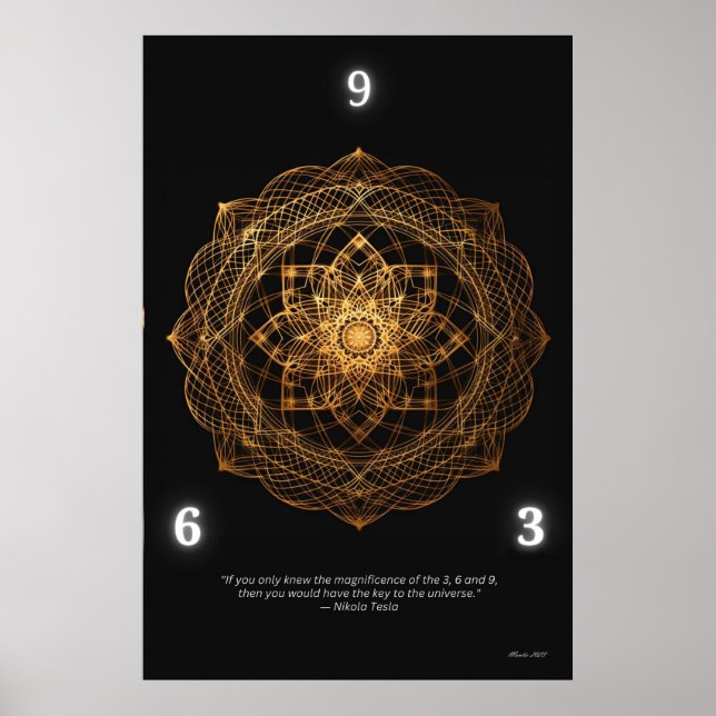 POSTER 369 MANDALA WALL ART (Devant)