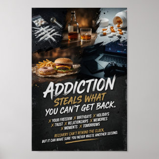 Poster #36  Marche par la Foi Inspiration /Addiction
