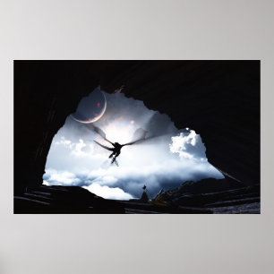 Poster 36 po x 22,5 po non enchaîné