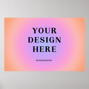 Poster 36 x 24 Art imprimé horizontal