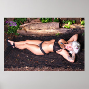 Poster 36" x 24" Chrissy Kittens Par Le Journal