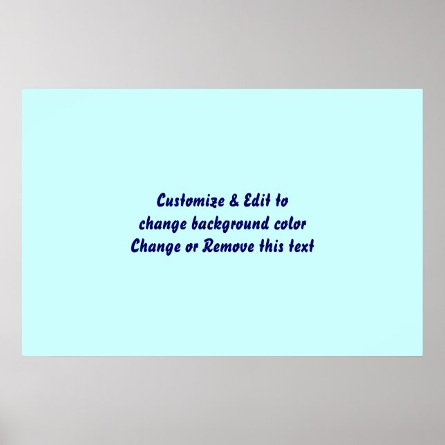 Poster 36" X 24" Leere Bild und Text hinzufügen (Vorne)