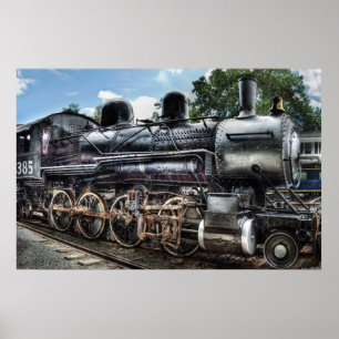 Poster 385 - Baldwin 2-8-0 locomotive Consolidation