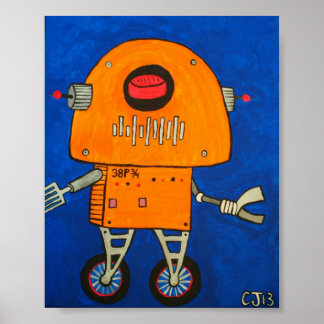 Poster 38p 3/4 .....robot le plus cool de la galaxie