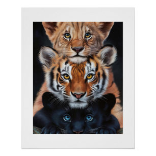 Poster 3 chatons