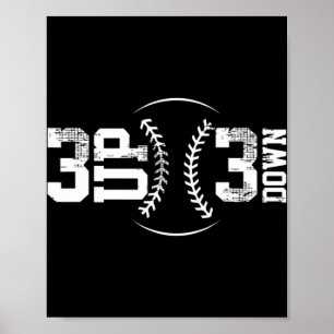 Poster 3 HAUT 3 Bas Baseball
