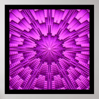 Poster 3D Art Abstrait 3