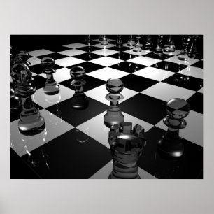 Poster 3d_chess_board_wallpaper_3d_models_3d_wallpaper_19