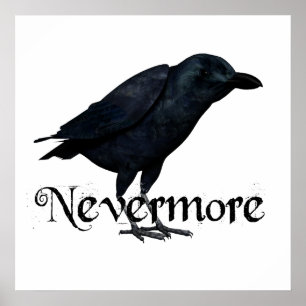 Poster 3D Nevermore Raven