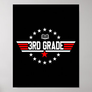 Poster 3e année 3e année Retour à l'école Premier jour Ga