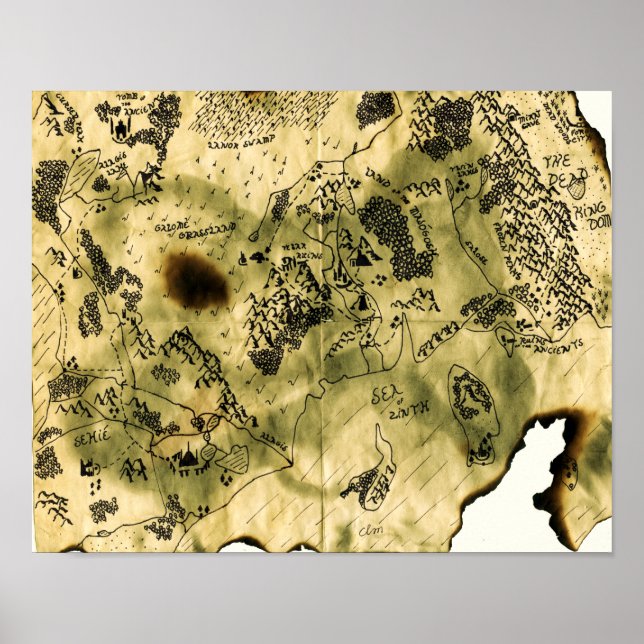 Poster 3ème carte du royaume oublié (Devant)