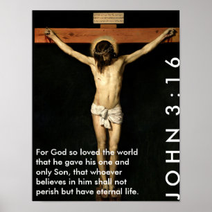 Poster 3h16 de John - pour Dieu a ainsi aimé le monde…