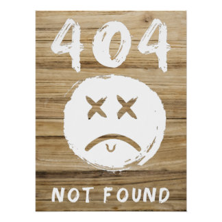 Poster 404 introuvable