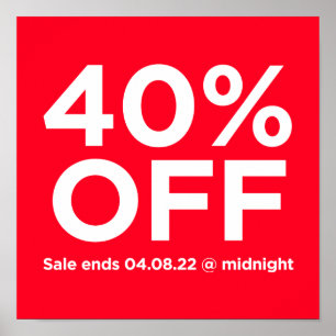 POSTER 40$ OFF