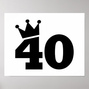 Poster 40e anniversaire de la Couronne