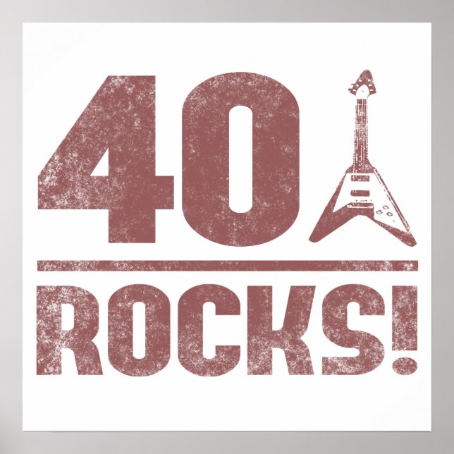 Poster 40e anniversaire Rocks (Devant)