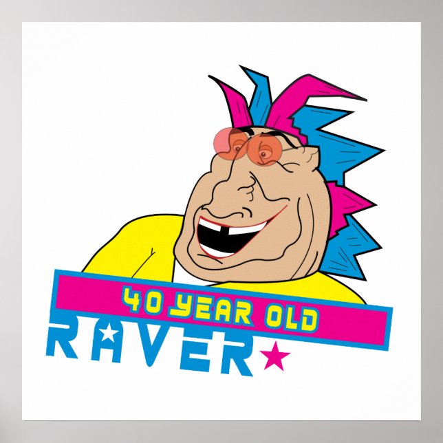 Poster 40yraver (Devant)