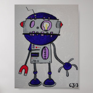 Poster 42 k ...le robot le plus cool de la galaxie