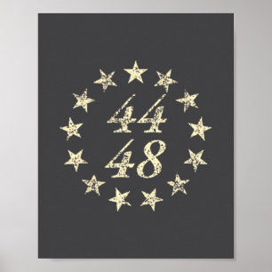 Poster 44-48 Barack Obama pour président '28 2028 Vin