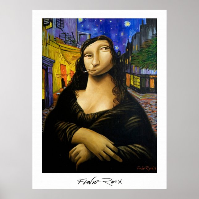 Poster 45,72x60,96cm : Monalivre von Flavio Rossi (Vorne)