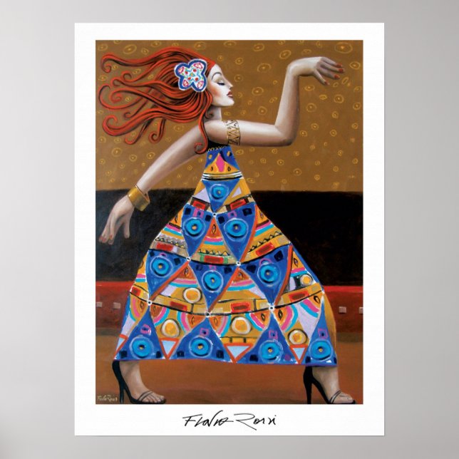 Poster 45,72x60,96cm : Une Dama de Flavio Rossi (Devant)