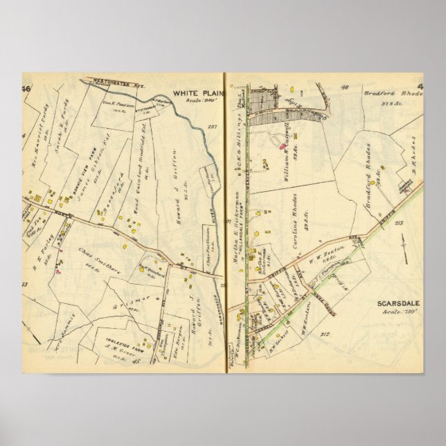 Poster 46-47 Plaines blanches, Scarsdale (Devant)