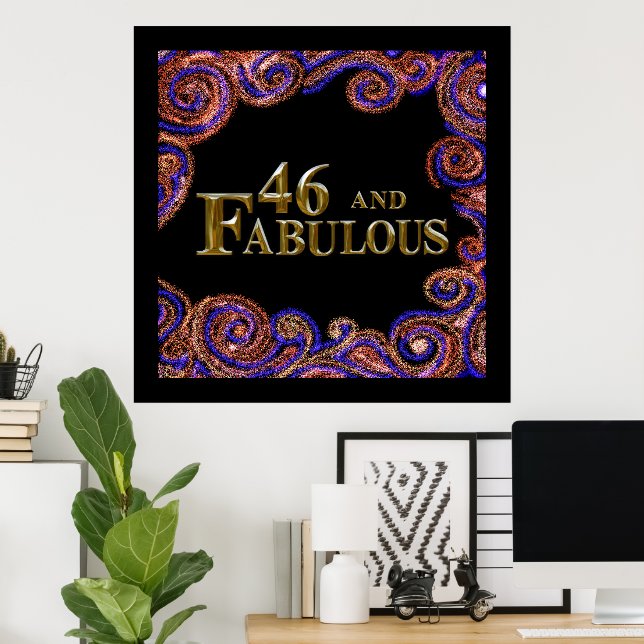 Poster 46e anniversaire  (Bureau à domicile)