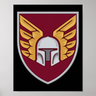 Poster 46e brigade aéromobile (Ukraine) Militaire ukraini