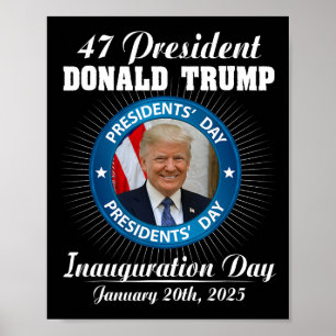 Poster 47 Jour de l'investiture du président Donald Trump