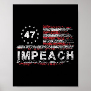 Poster 47 Trump 47e président américain