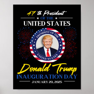 Poster 47ème anniversaire de l'investiture du président D