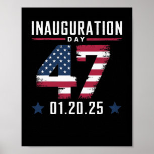 Poster 47ème anniversaire de l'investiture du président D