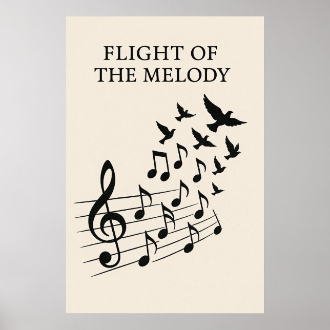 Poster 49, Flight of the Melody, Vintag Art (Vorne)