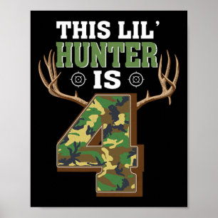Poster 4 Anniversaire Chasse Cerf 4 Anniversaire Chasse 1