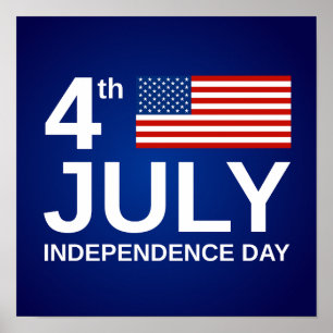 Poster 4 juillet/Jour de l'Indépendance