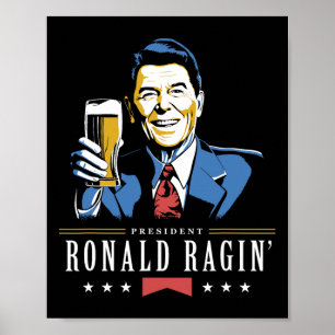 Poster 4 juillet Ronald Ragin Funny Beer