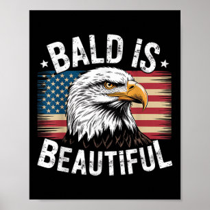 Poster 4 juillet'Indépendance Bald Est Beau Bal