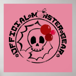 Poster 4 Petits monstres - Logo de vacances de Nessa