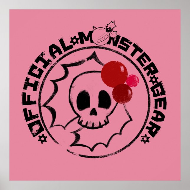 Poster 4 Petits monstres - Logo de vacances de Nessa (Devant)