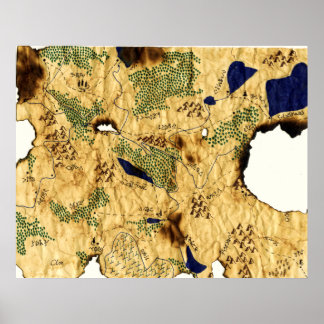 Poster 4ème Carte du royaume oublié