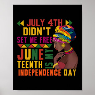 Poster 4ème Ne M'Ont Pas Libéré JunetDix Est Mon Indépend