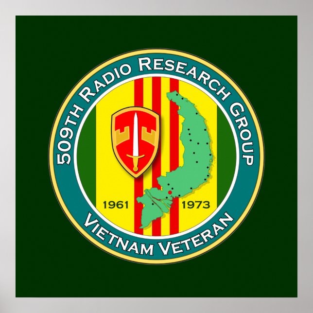 Poster 509e RRG - ASA Vietnam (Devant)