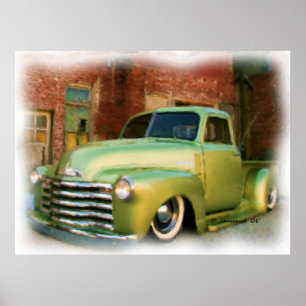 Poster 50' camion de Chevy