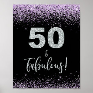 Poster 50 et fabuleuse fête d'anniversaire Signal noir &