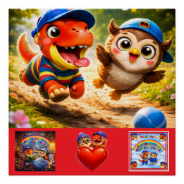 Poster 50 square glossy showcase premium educational clas