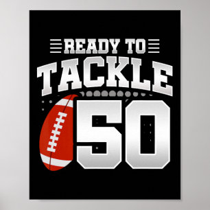 Poster 50e anniversaire - Football Anniversaire - 50e Bir