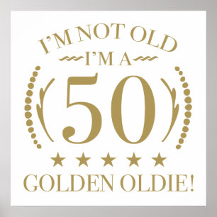 Poster 50e anniversaire Golden Oldie