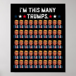 Poster 50e anniversaire Je suis ce grand succès pour Trum