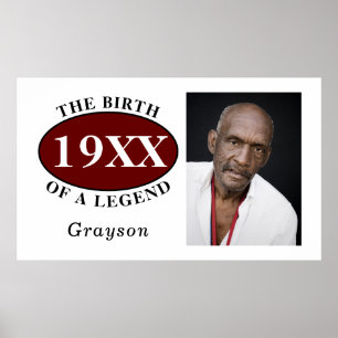 Poster 50e anniversaire Modèle photo Naissance d'une lége
