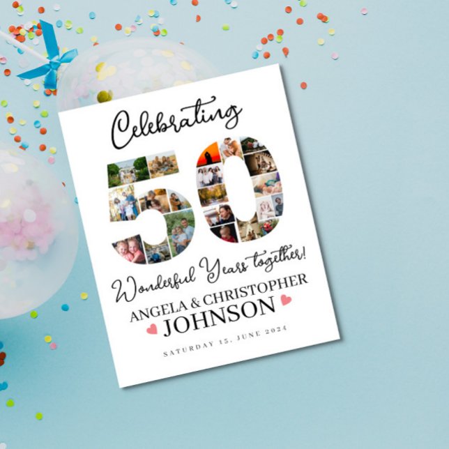 Poster 50e collection de photos pour l'anniversaire du Ma (Créateur téléchargé)